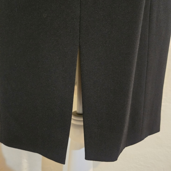 Casual Corner Black and White Geometric Midi Dress Size 10 - Picture 3 of 4